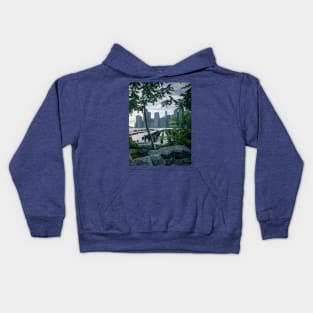 Manhattan Skyline New York City Kids Hoodie